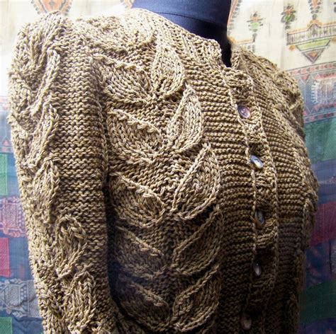 Traditional Irish Aran Knitting Patterns Free Ladies Shawl Aran Cardigan By Natallia