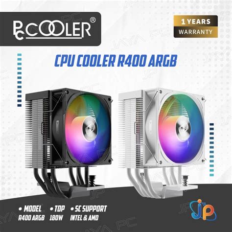 Jual PCCOOLER R400 ARGB CPU Cooler Fan Shopee Indonesia