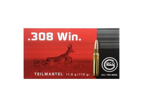 Balas Calibre 308 Win Geco Teilmantel 170gr Color S C Talla TU