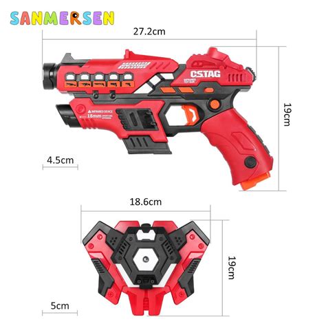 Infrared Laser Tag Toy Guns Electric Blaster Laser Battle Pistola Kit ...