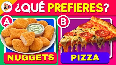 Qu Prefieres Edici N Comida Trivia Reto Youtube