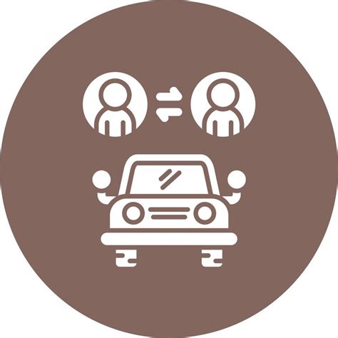 Carpool Glyph Circle Background Icon 17690853 Vector Art At Vecteezy