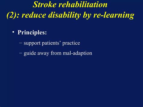 Stroke Rehabilitation Ppt