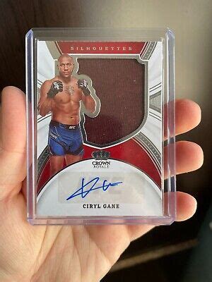 Ciryl Gane Silhouettes Auto Panini Chronicles Ufc Sl Cgn Ebay