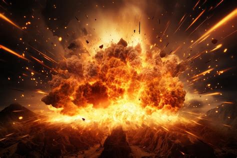 Premium Photo Explosion Background