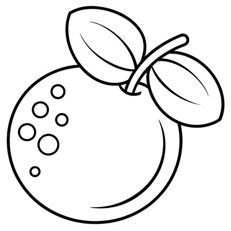 A coloring page of an food huckleberry with no color just black lines