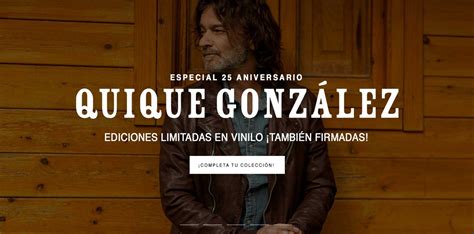 Quique González lanza su discografía completa en edición limitada en