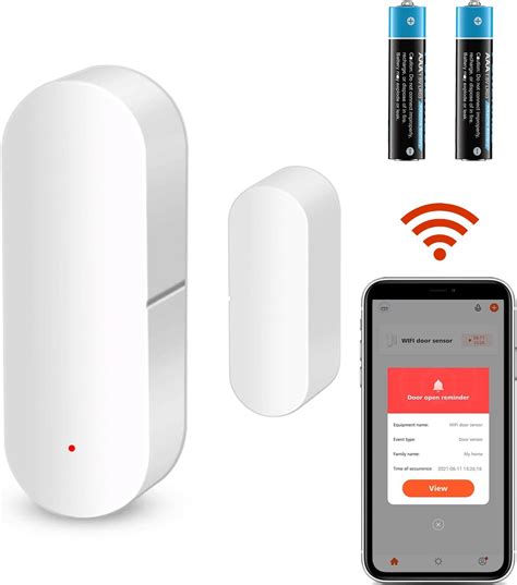 Wifi Smart Door Sensor Wireless Door Window Detector Alarm With 2