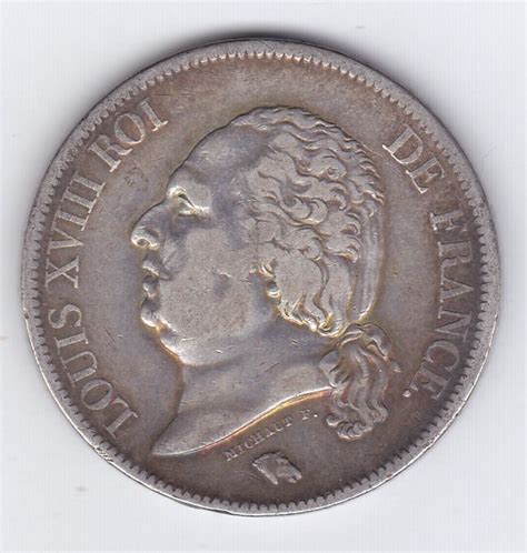 France Louis XVIII 1814 1824 5 Francs 1821 W Lille Catawiki