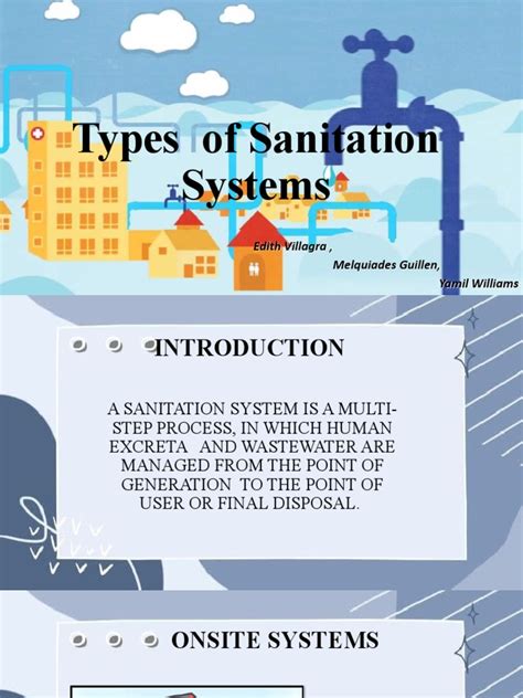 Types of Sanitation Systems | PDF | Sewage Treatment | Septic Tank