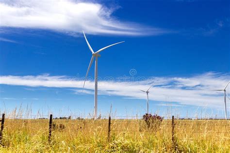 Wind Energy Turbine Wind Power Electricity Generator Stock Image