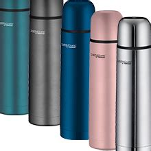 THERMOcafé by THERMOS Thermosflasche Edelstahl Everyday Edelstahl blau