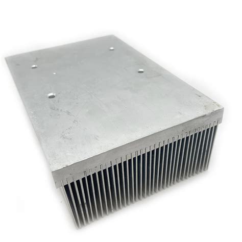 High Density Extruded Aluminum Heatsink Customized Aluminum Extrusion Profile Anodized Heat Sink