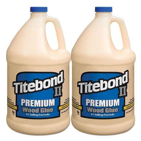 Titebond Titebond Ii Premium Wood Glue Gal Pack The Home Depot