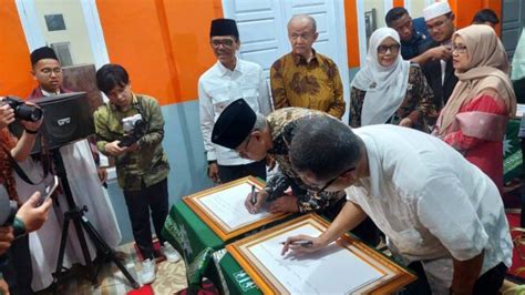 Haedar Nashir Resmikan Asrama Pesantren Putra Al Kautsar Di Sumbar