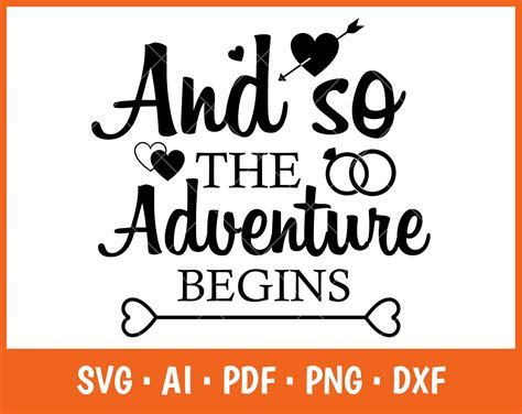 And So The Adventure Begins Svg Digital Download Svg Png Dxf Svg