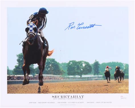 Ron Turcotte Signed Secretariat 11x14 Photo (JSA COA) | Pristine Auction