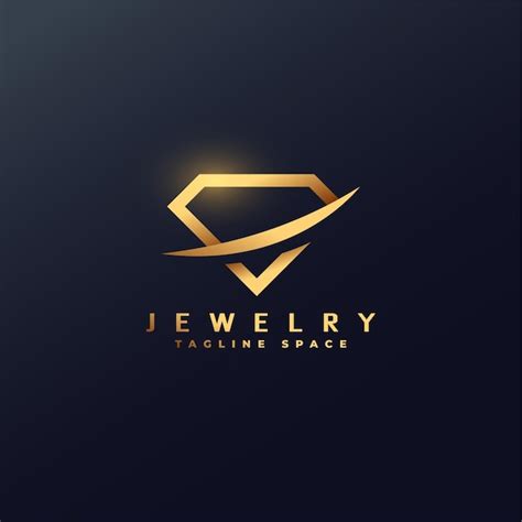 Dise O De Vector De Logotipo De Joyer A De Diamantes Brillantes Con