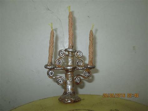 Подсвечник. Полимерная глина