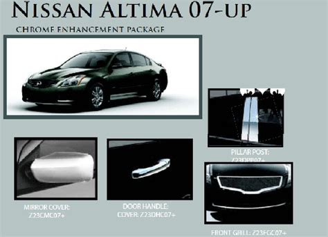 2009 Nissan altima aftermarket accessories