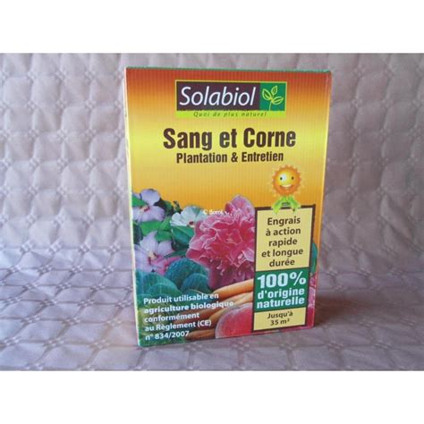 Engrais Sang Et Corne Kg Solabiol Florol