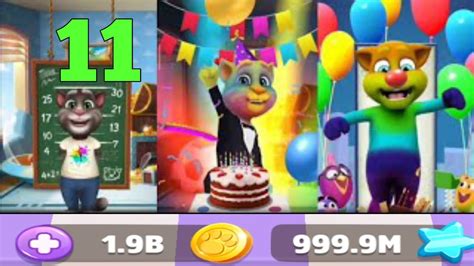 Happy Birthday To Tom Unlimited Money Part My Talking Tom