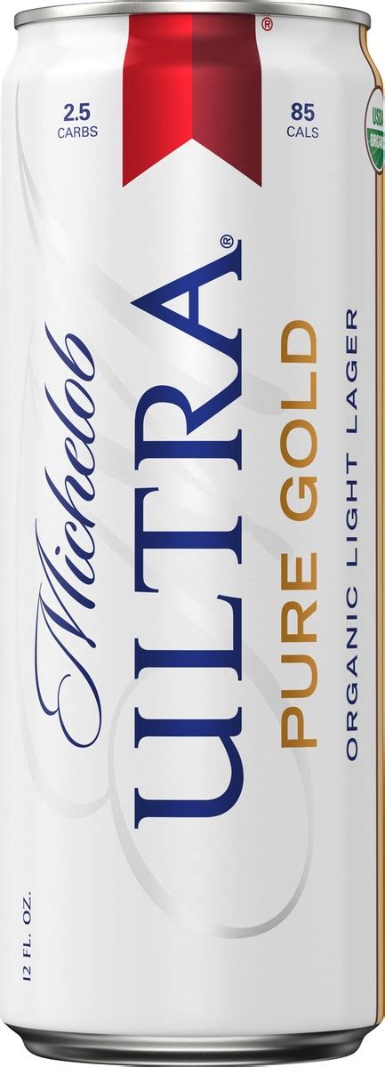 Michelob Ultra Pure Gold Organic Light Lager Beer 12 Fl Oz 12 Fl Oz Shipt