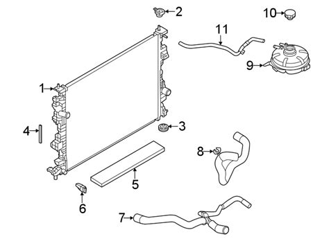 Ford Bronco Sport Radiator Cooling Make LITER LX6Z8005K Sheehy