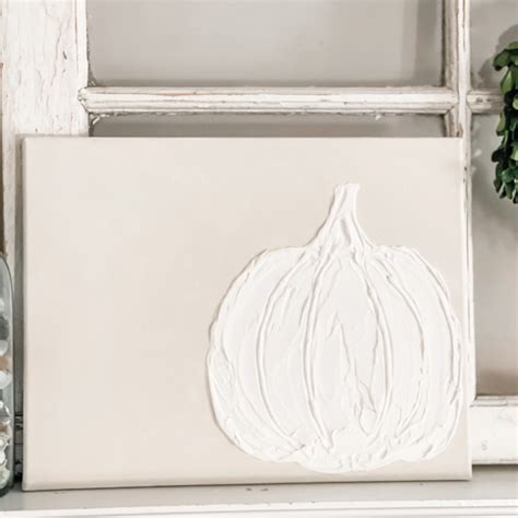 IDEAS FOR DRAWING AND PAINTING AN EASY FALL PUMPKIN - Saved from Salvage