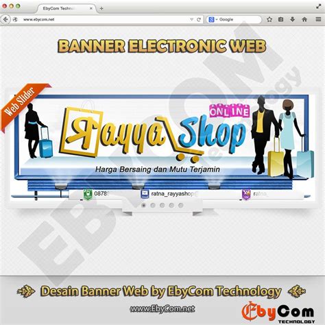 Jasa Pembuatan Desain Banner Elektronik Untuk Website Desain Banner