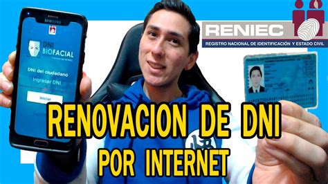 Renovaci N De Dni Por Caducidad V A Internet Desde Tu Celular