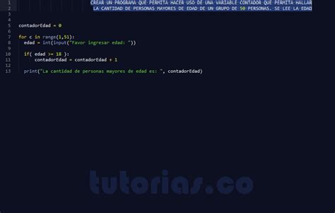 Ciclo For Python La Variable Contador Tutorias Co