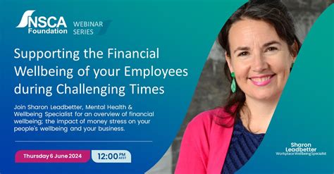 2024 Webinar Supporting The Financial Wellbeing Of Your Employees