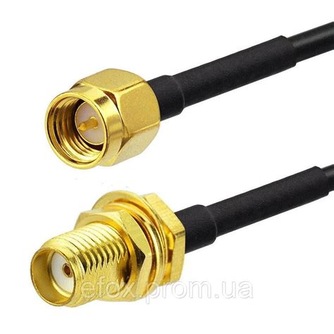 Купить Кабель удлиннитель SMA male - SMA female RG-58 3м, цена 227.92 ...