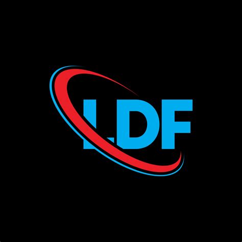 LDF logo. LDF letter. LDF letter logo design. Initials LDF logo linked ...