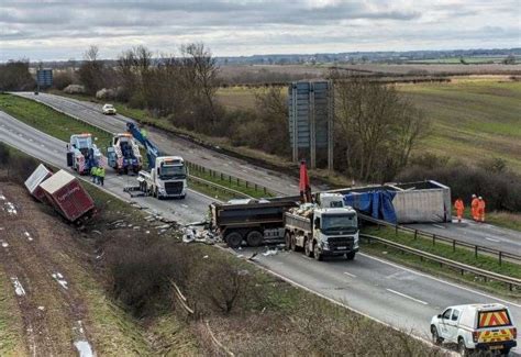 A1 Southbound At Colsterworth Near Grantham Will Be Resurfaced