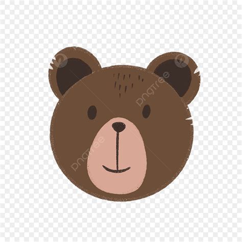 Cute Bear Face Clip Art