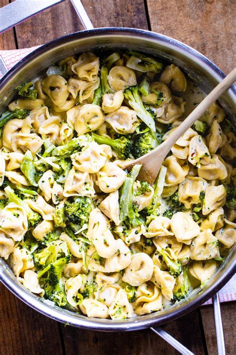 Broccoli Alfredo Tortellini Recipe Spicy Southern Kitchen