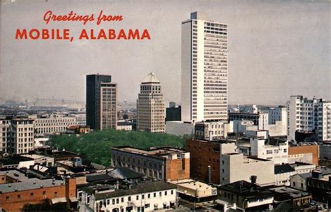 View of Downtown Mobile Alabama