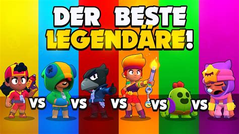 Bester LegendÄrer Brawler 🏆 Meg Vs Leon Vs Crow Vs Amber Vs Spike Vs