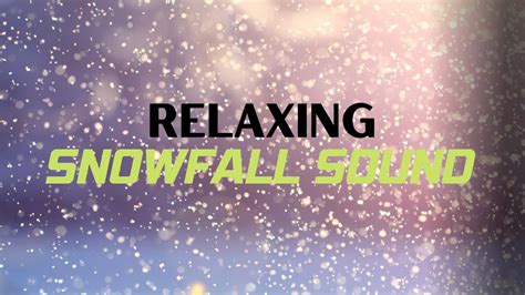 Blizzard Sounds For Sleep Relaxation Staying Cool Snowfall Sounds