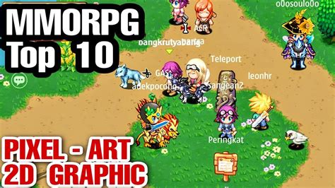 10 Best MMORPG PIXEL ART 2D GRAPHIC Games For Android IOS Most