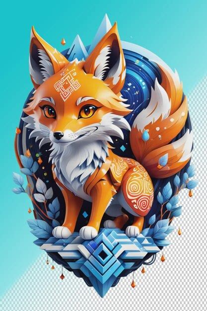 Illustration Psd D Le Renard Isol Sur Un Fond Transparent Psd Premium