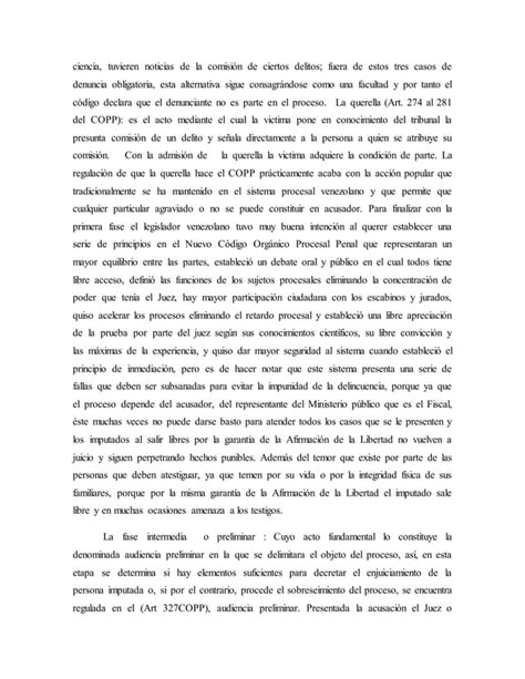 Ensayo De Las Fases Del Procedimiento Penal Ordinario PDF