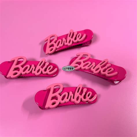 Ready Stock Rose Pink Barbie Barbie Hair Clip Barbiecore Rose Red Sweet Cool Hot Girl Hair