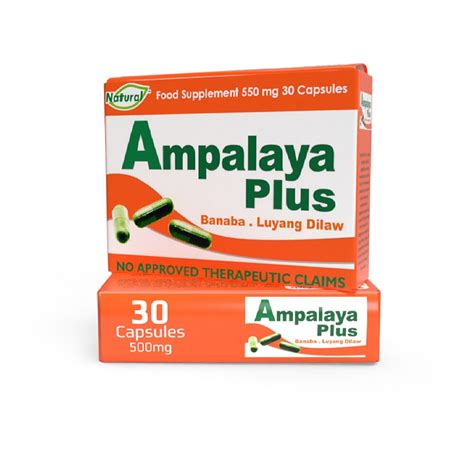 Ampalaya Plus Ampalaya Plus 550mg 30s Watsons Philippines