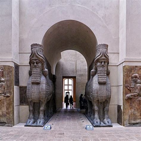 El Templo De Seshat Los Lamassu Genios Protectores De Mesopotamia