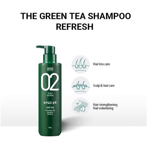 Amos Professional The Green Tea Shampoo Refresh 500g – EssyDaShopper
