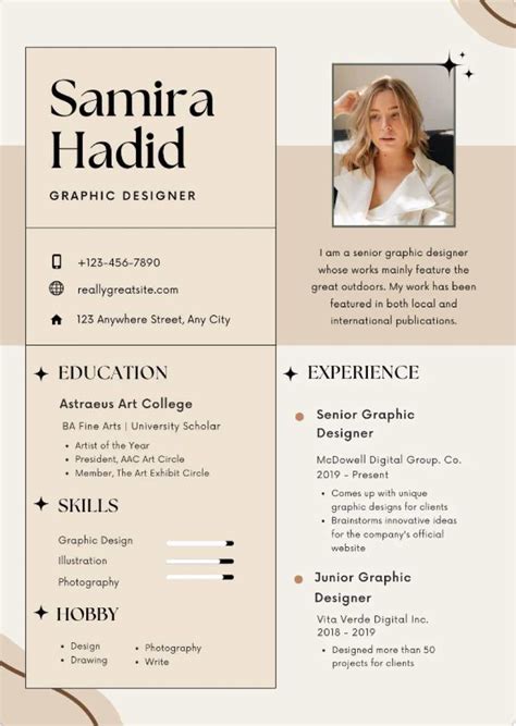 20 Finest Free Canva Resume CV Templates To Obtain For 2022 Handla It