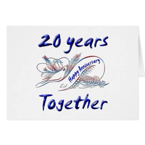 20 Years Together Zazzle